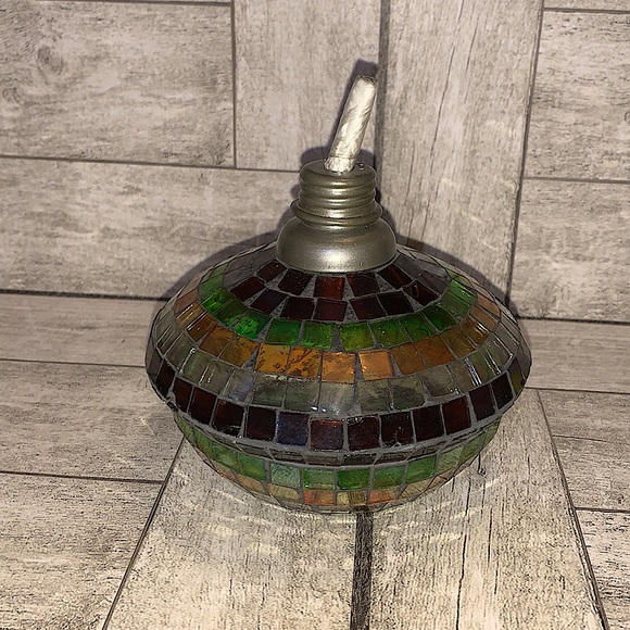 Vintage boho Christmas oil lantern - Picture 1 of 12